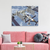 Computergegenereerd uitzicht 9 canvas afdruk (Insitu (Woonkamer))