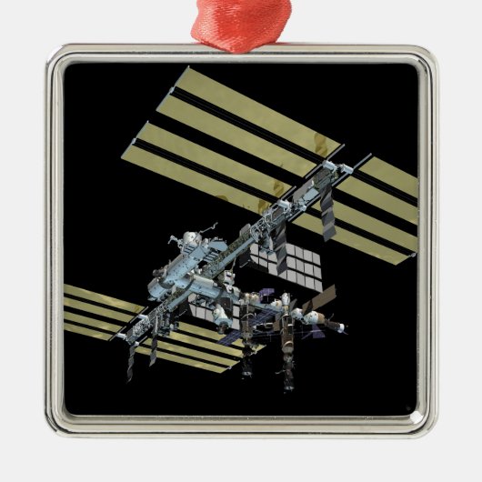 Computergegenereerd uitzicht 9 metalen ornament (Voorkant)