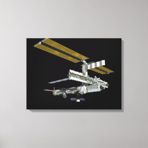 Computergegenereerd uitzicht canvas afdruk