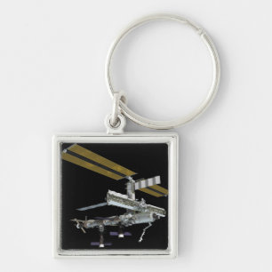 Computergegenereerd uitzicht sleutelhanger