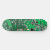 Computergek printplaat groen skateboard (Horizontaal)