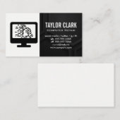 Computerhardware | Hand-moersleutel Visitekaartje (Voorkant / Achterkant)