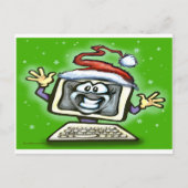 Computerkerst Feestdagenkaart (Voorkant)