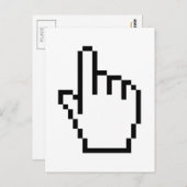 COMPUTERKIJKER/MOUSCURSOR BRIEFKAART (Voorkant / Achterkant)