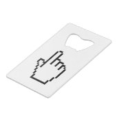 COMPUTERKIJKER/MOUSCURSOR KREDIETKAART FLESSENOPENER (Achterkant Gekanteld)