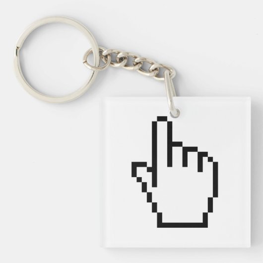 COMPUTERKIJKER/MOUSCURSOR SLEUTELHANGER (Voorkant)