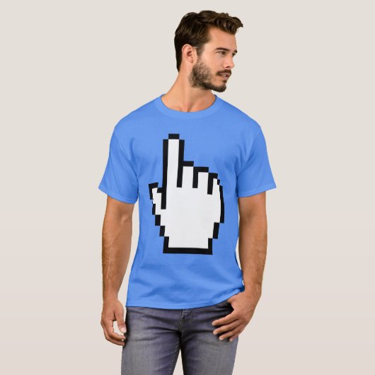 COMPUTERKIJKER/MOUSCURSOR T-SHIRT (Voorkant volledig)