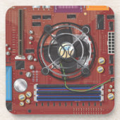 Computermoederbord Onderzetter (Voorkant)