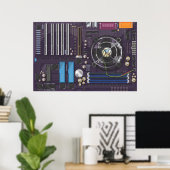 Computermoederbord Poster (Thuiskantoor)