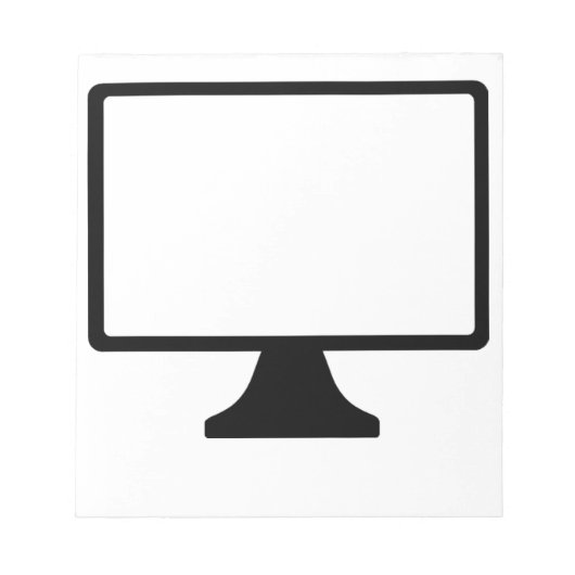 Computermonitor Notitieblok (Voorkant)