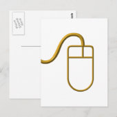 Computermuis Briefkaart (Voorkant / Achterkant)
