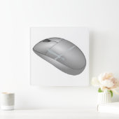 Computermuis Vierkante Klok (Huis)