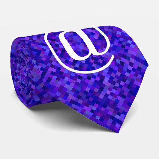 Computernerdsymbool Stropdas (Opgerold)