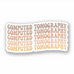 Computerproduct Tomografietechnoloog, radioloog XR Sticker