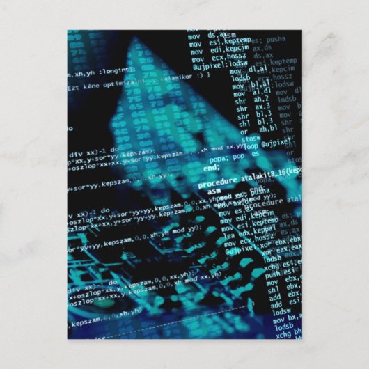 Computerprogrammering Briefkaart (Voorkant)