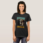 Computerprogrammering Labrador Retriever Software T-shirt (Voorkant volledig)