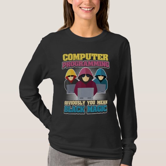 Computerprogrammering T-shirt (Voorkant)