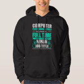 Computerprogrammeur Chief Multi Tasking Ninja Hoodie (Voorkant)