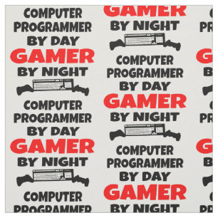 Computerprogrammeur houdt van het spelen van video stof