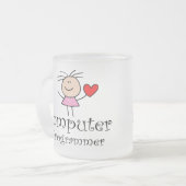 Computerprogrammeur Matglas Koffiemok (Voorkant links)