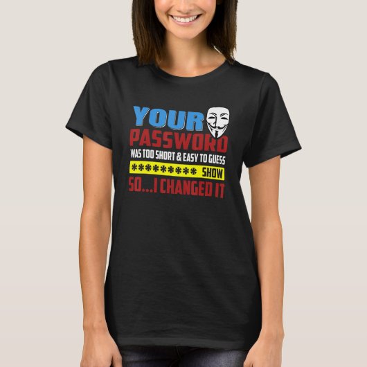 Computerprogrammeur Nerd Computer Hacken Hacker M T-shirt (Voorkant)