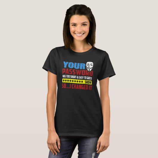 Computerprogrammeur Nerd Computer Hacken Hacker M T-shirt (Voorkant volledig)