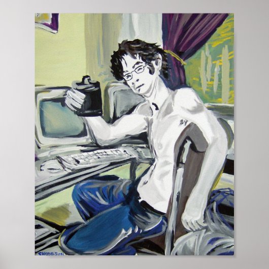 Computerprogrammeur Poster (Voorkant)