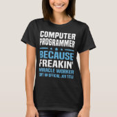 Computerprogrammeur T-shirt (Voorkant)