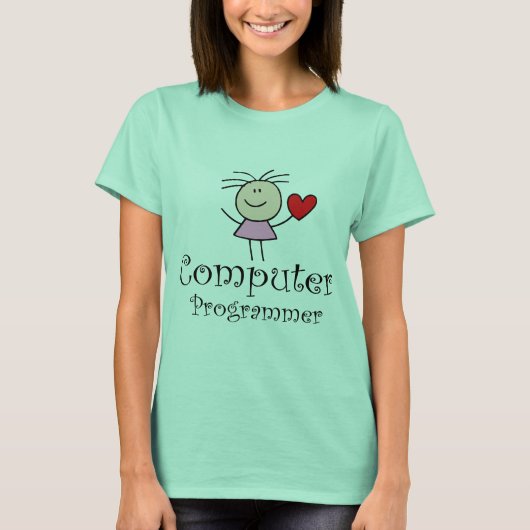 Computerprogrammeur T-shirt (Voorkant)