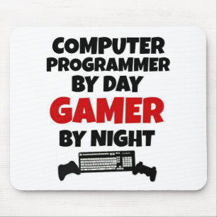 Computerprogrammeur van Day Gamer by Night Muismat