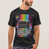 Computerreis – Retro Sinclair ZX Spectrum T-shirt (Voorkant)