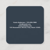 Computerreparatie Vierkante Visitekaartje (Achterkant)