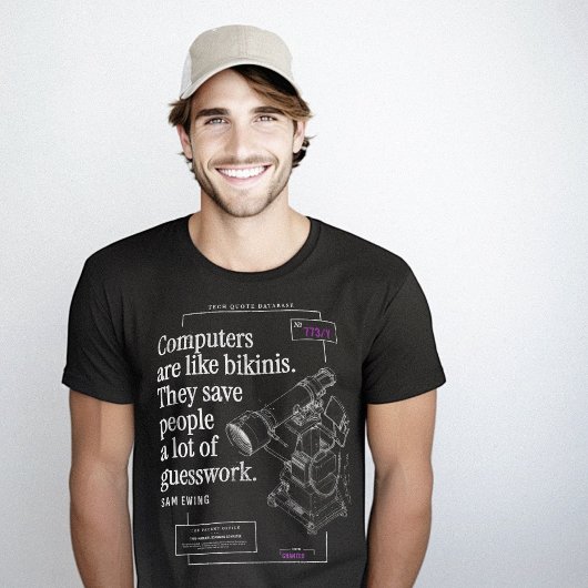 Computers Bikini's Grappige Tech Quote Patent Teke T-shirt