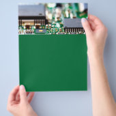 Computer's chip camouflage flyer (Hand)