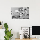 Computer's chip camouflage poster (Thuiskantoor)