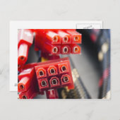 Computers-kabelconnector Briefkaart (Voorkant / Achterkant)