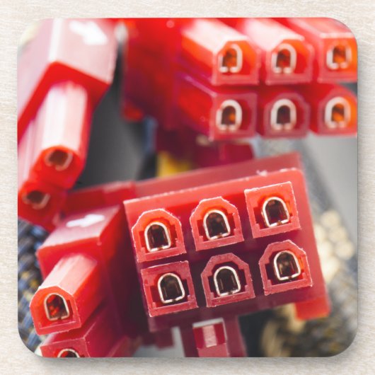 Computers-kabelconnector Drankjes Onderzetter (Voorkant)