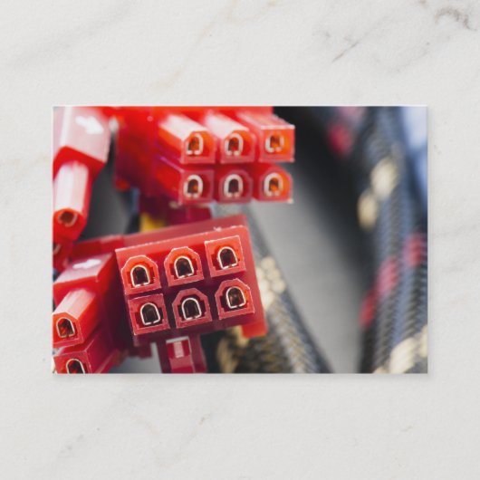 Computers-kabelconnector Visitekaartje (Voorkant)