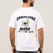 Computers N meer T-shirt (Achterkant)