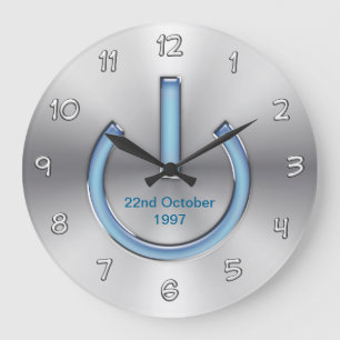 Computers Theme Wall Decor Clock Grote Klok