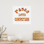 COMPUTERS VOOR VREDESVERLIES POSTER (Keuken)