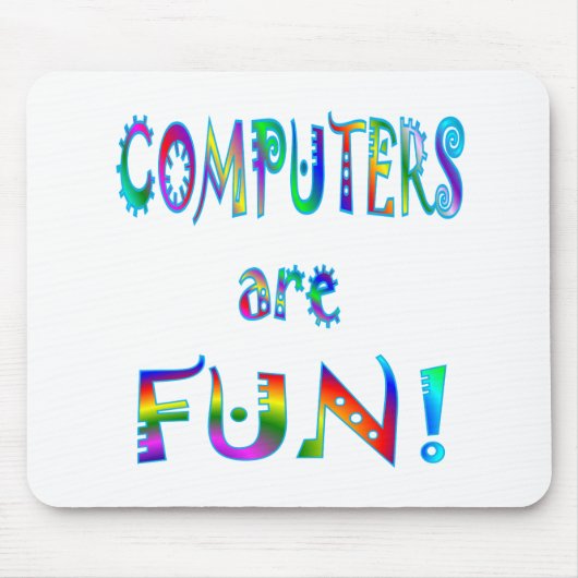 Computers zijn leuk muismat (Voorkant)