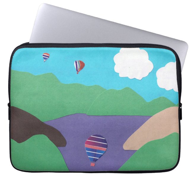 ComputerSleeve met mountaindesign Laptop Sleeve (Voorkant)