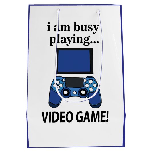 Computerspel waar ik mee bezig ben Computerspel Medium Cadeauzakje (Achterkant)