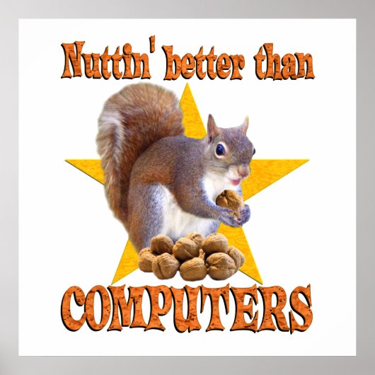 Computervierkant Poster (Voorkant)