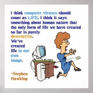 Computervirussen zijn live (1) poster