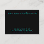 ComputerVisitekaartje Visitekaartje (Achterkant)