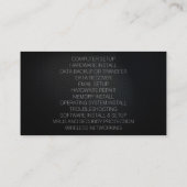 ComputerVisitekaartjes Visitekaartje (Achterkant)