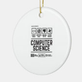 computerwetenschappen keramisch ornament (Links)