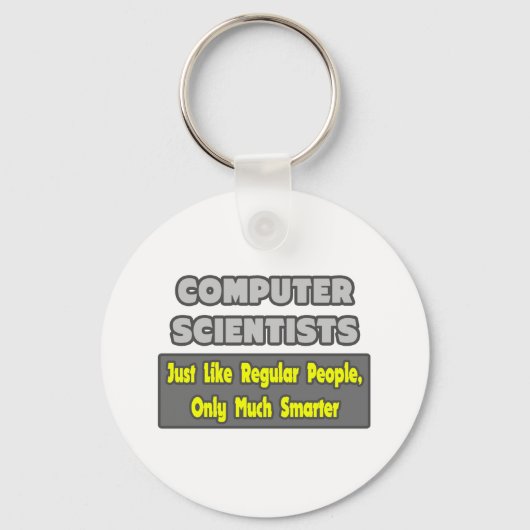 Computerwetenschappers ... Smarter Sleutelhanger (Voorkant)